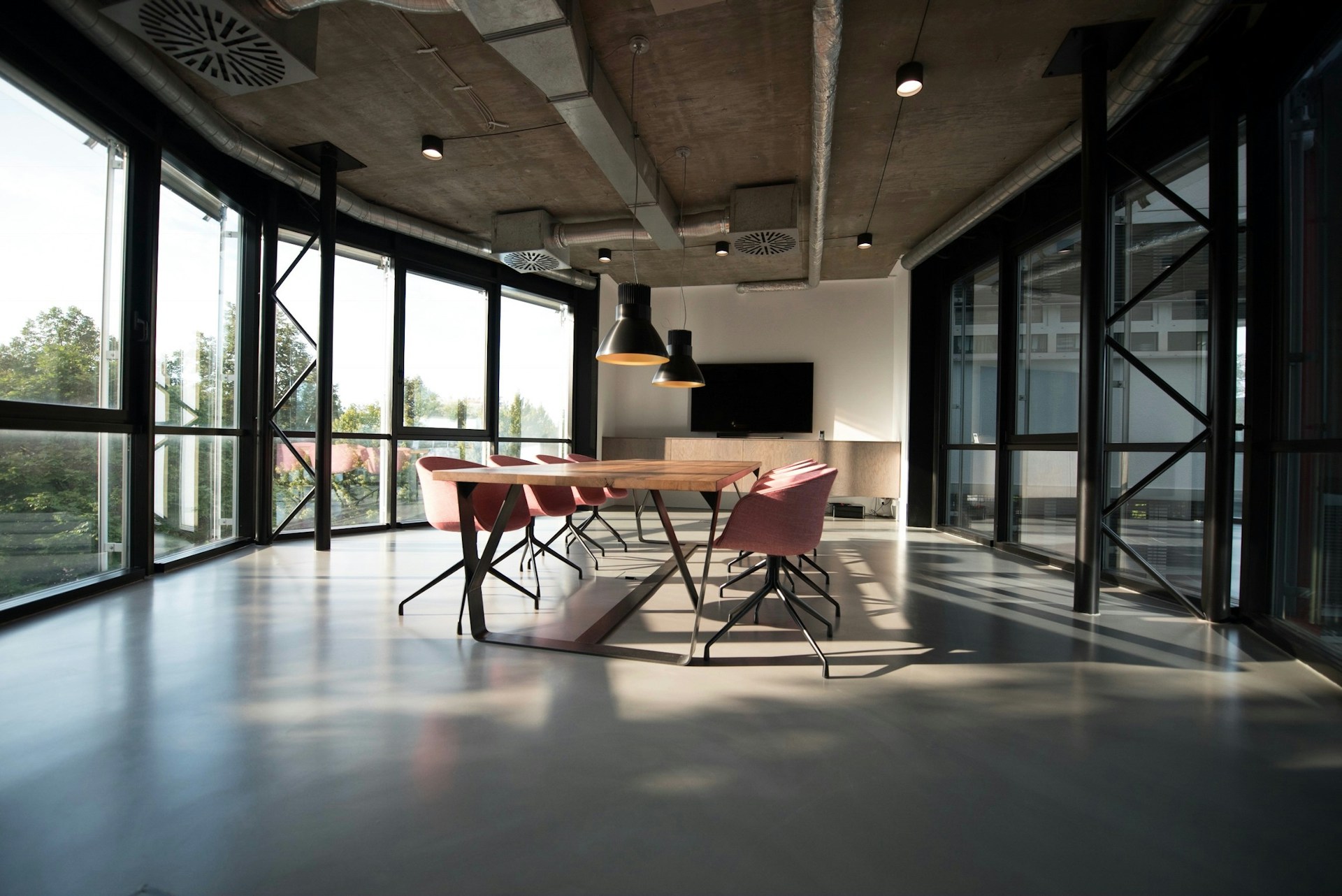 Well-maintained professional building interior